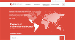 Desktop Screenshot of derechodelacultura.org